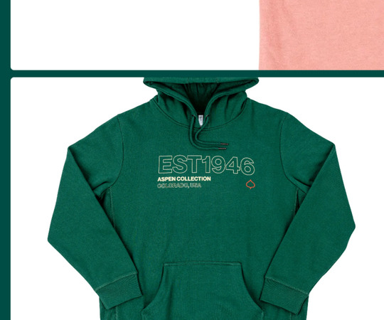 Green hoodie